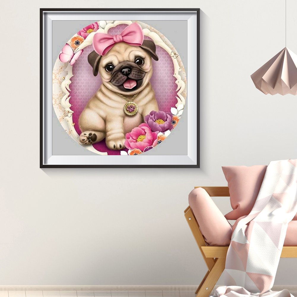 Diamond Painting - Full Round - Dog 4