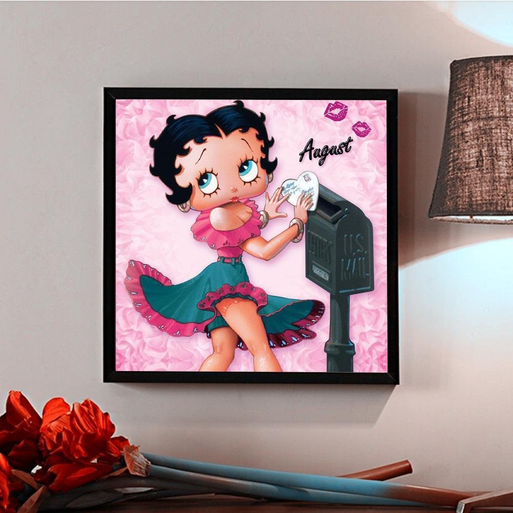 Diamond Painting - Full Round - Cute Betty Boop