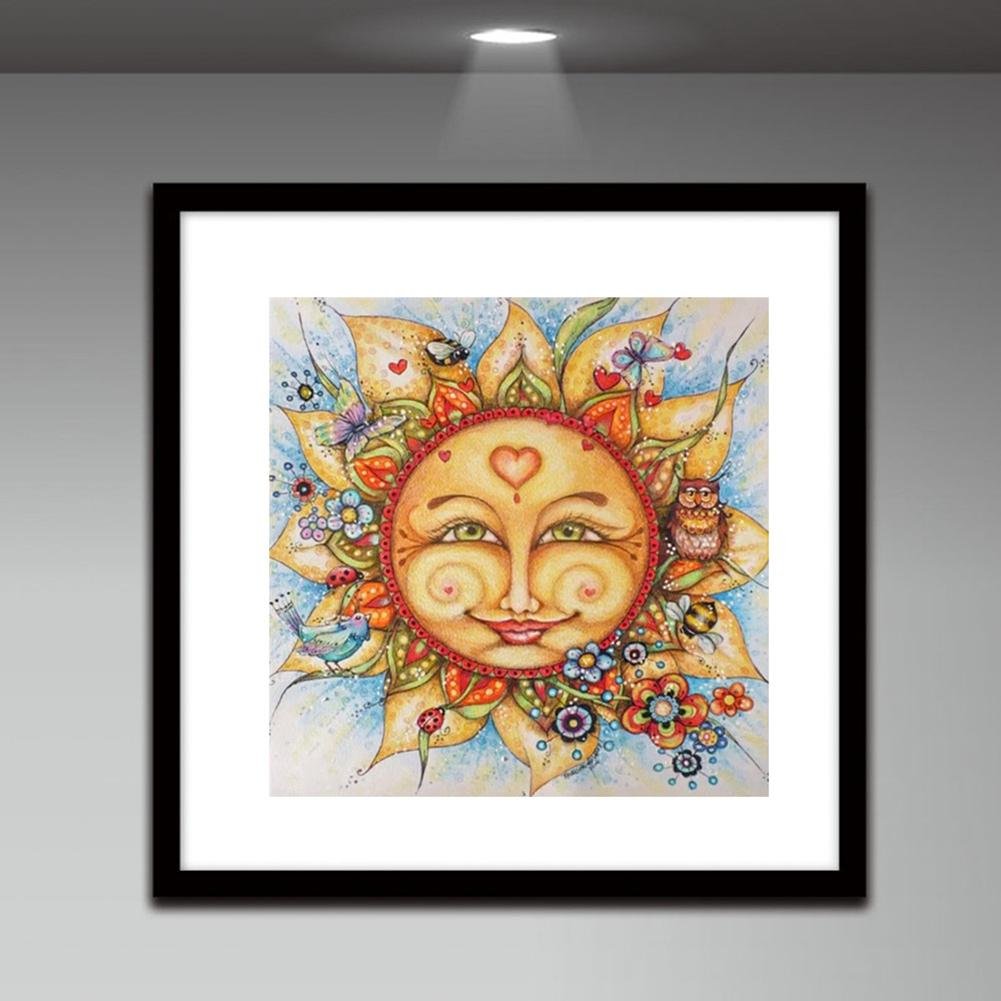 Diamond Painting - Full Round - Sun Face