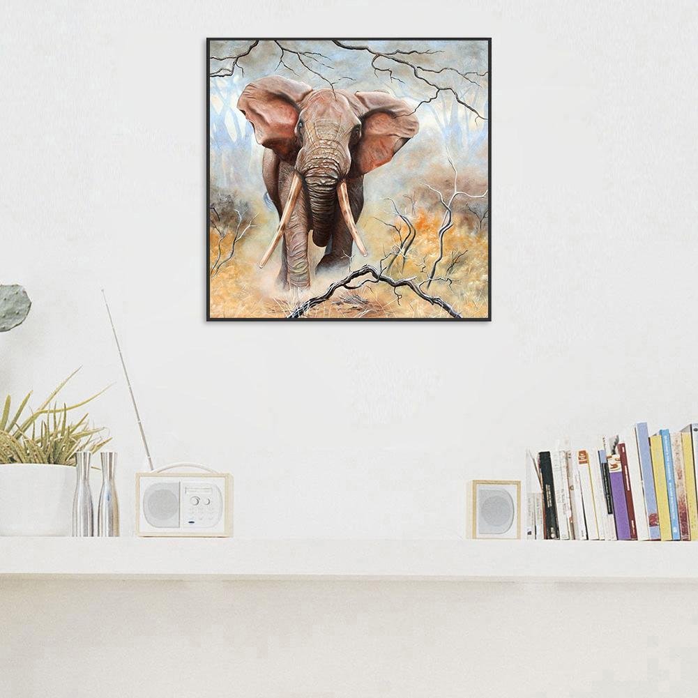Diamond Painting - Full Round - Elephant C