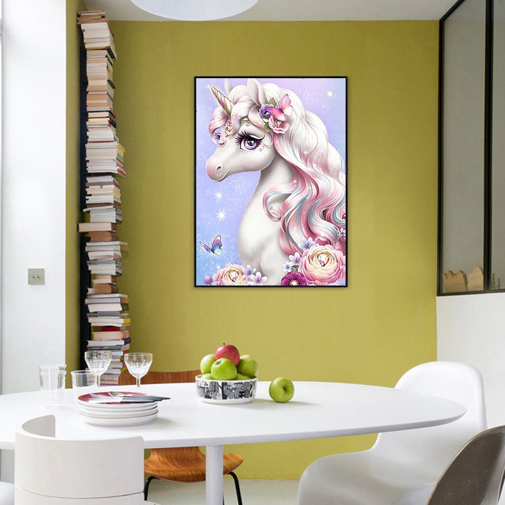 Diamond Painting - Full Round - Unicorn B