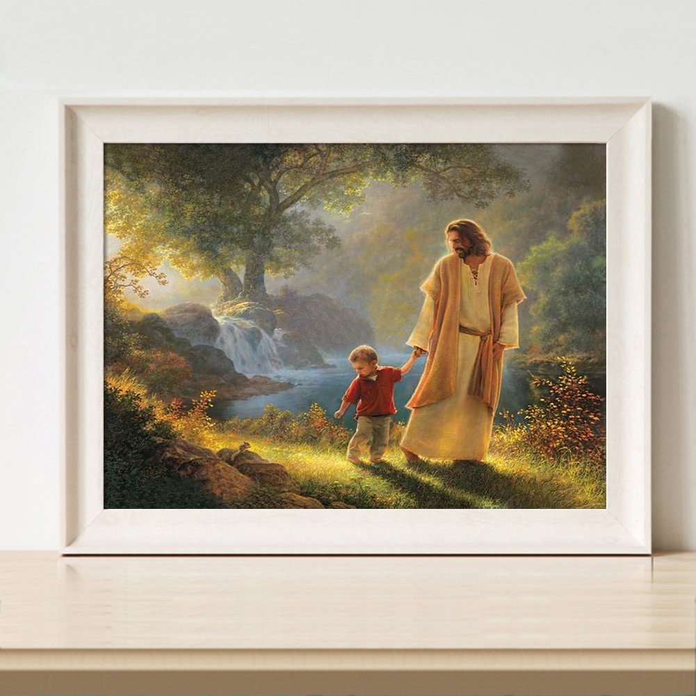 Diamond Painting - Full Round - Jesus 3
