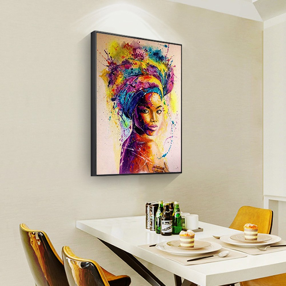 Diamond Painting - Full Round - Indian Girl