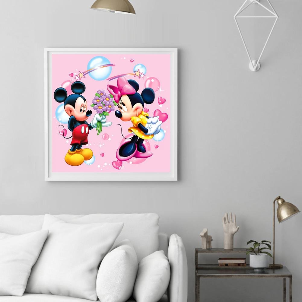 Mikey & Minnie Good Dating 5D Diamond Painting Kit