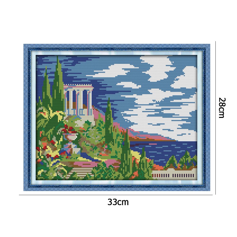 14ct Stamped Cross Stitch - Castle (32*28cm)