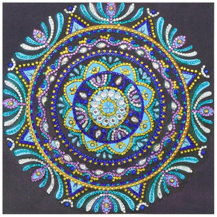 5D Diamond Painting (Part Drill) - Crystal Rhinestone - Round Mandala