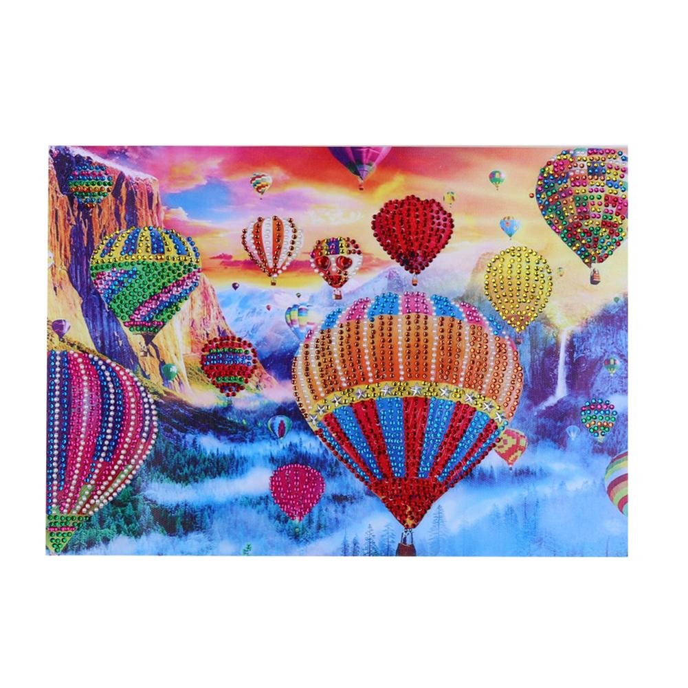 DIY 5D Crystal Rhinestone Diamond Painting Kit Hot Air Balloon