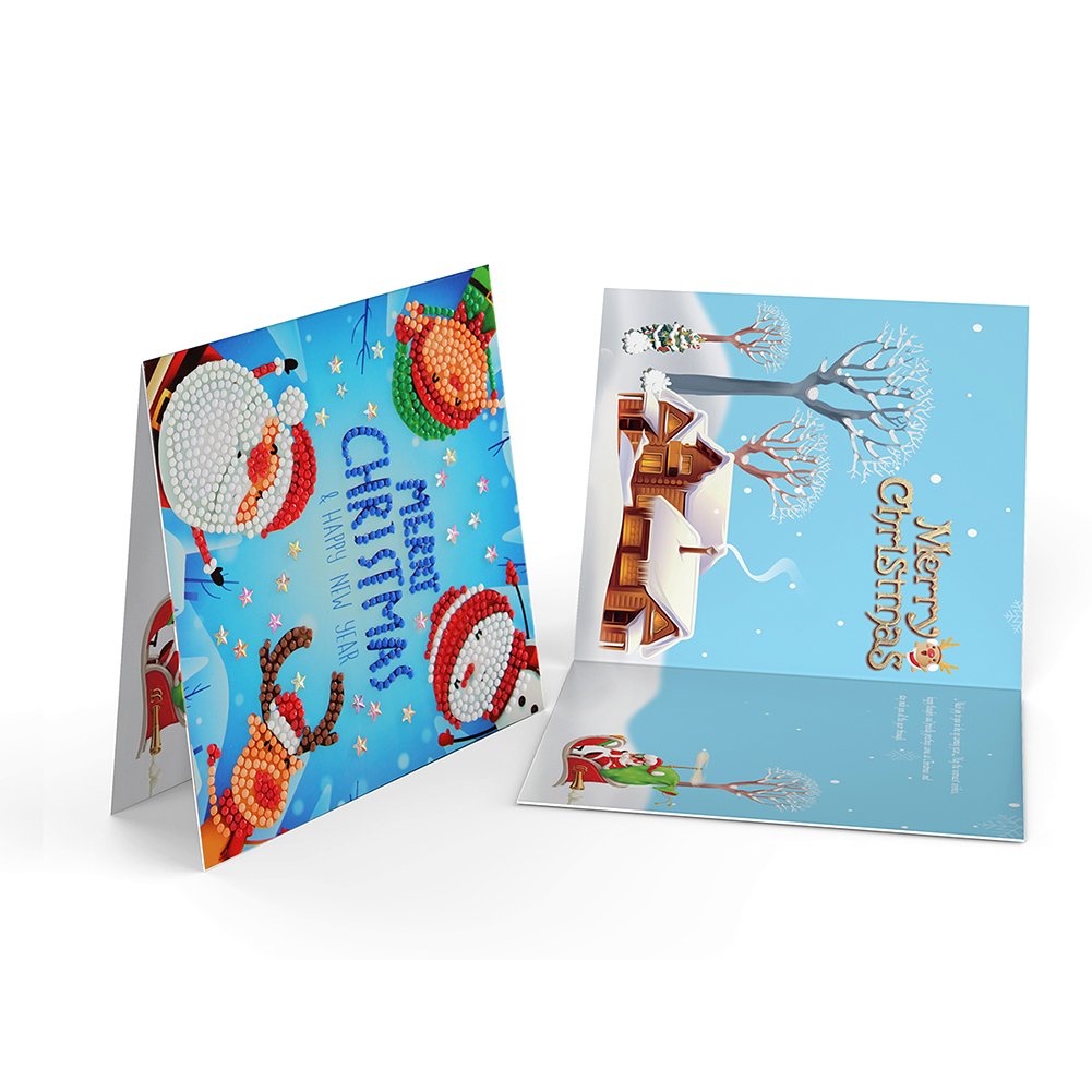 DIY Diamond Painting Greeting Card - Merry Christmas B