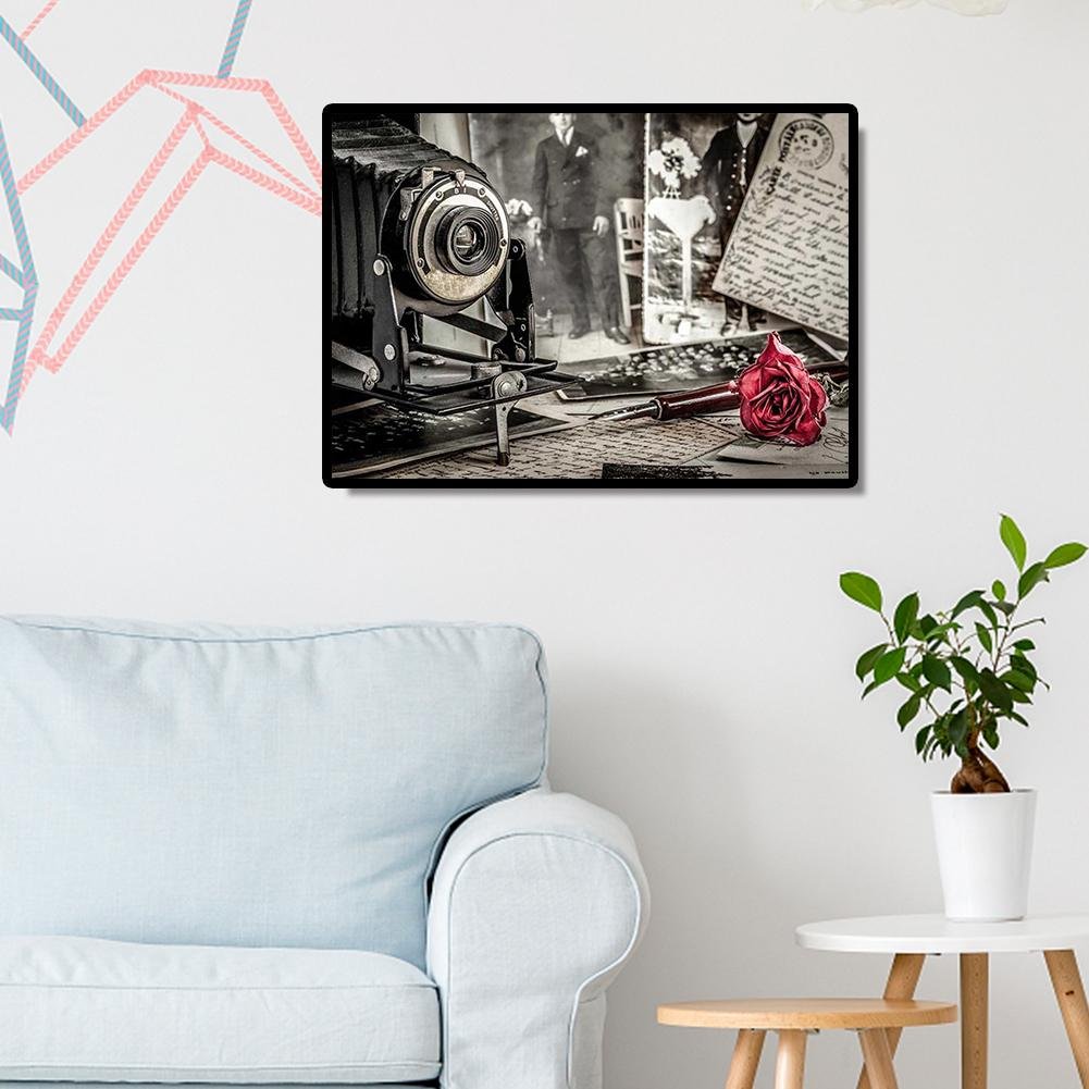 Diamond Painting - Full Round - Old Camera