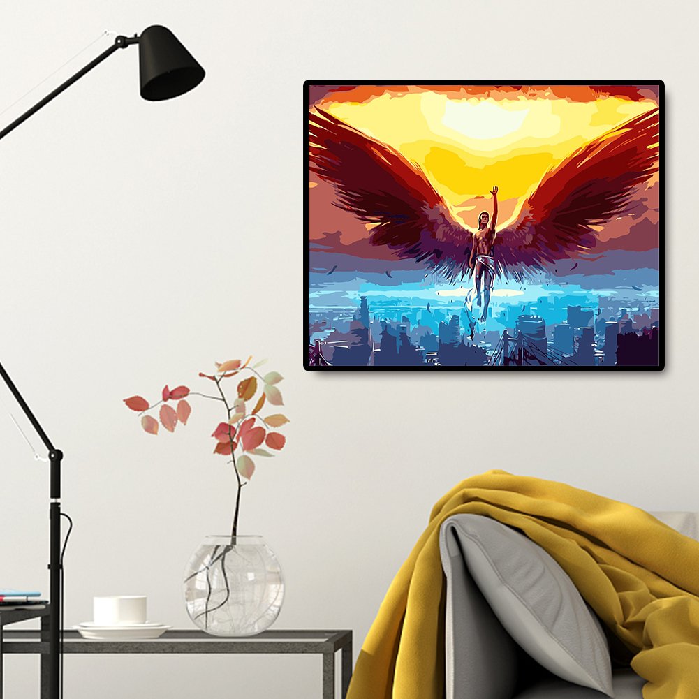 Paint By Number - Oil Painting - Wings Man (40*50cm)