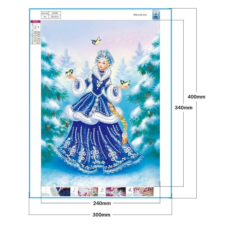 DIY 5D Crystal Rhinestone Diamond Painting Kit Beauty