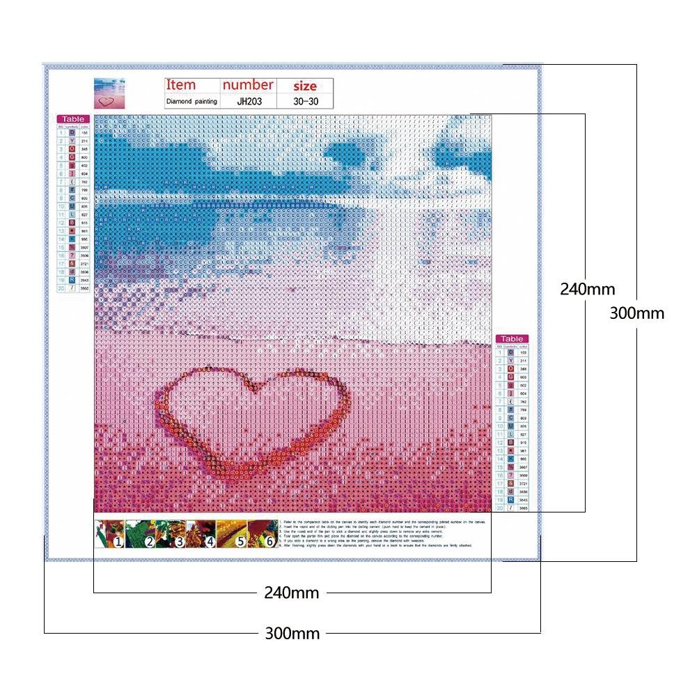 Diamond Painting - Full Round - Pink Seaside
