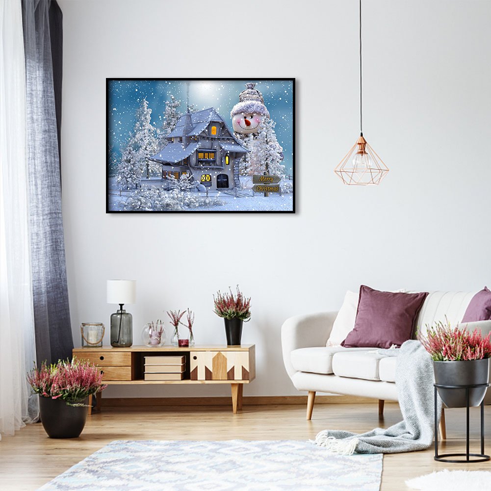 Diamond Painting - Full Round - Snow World