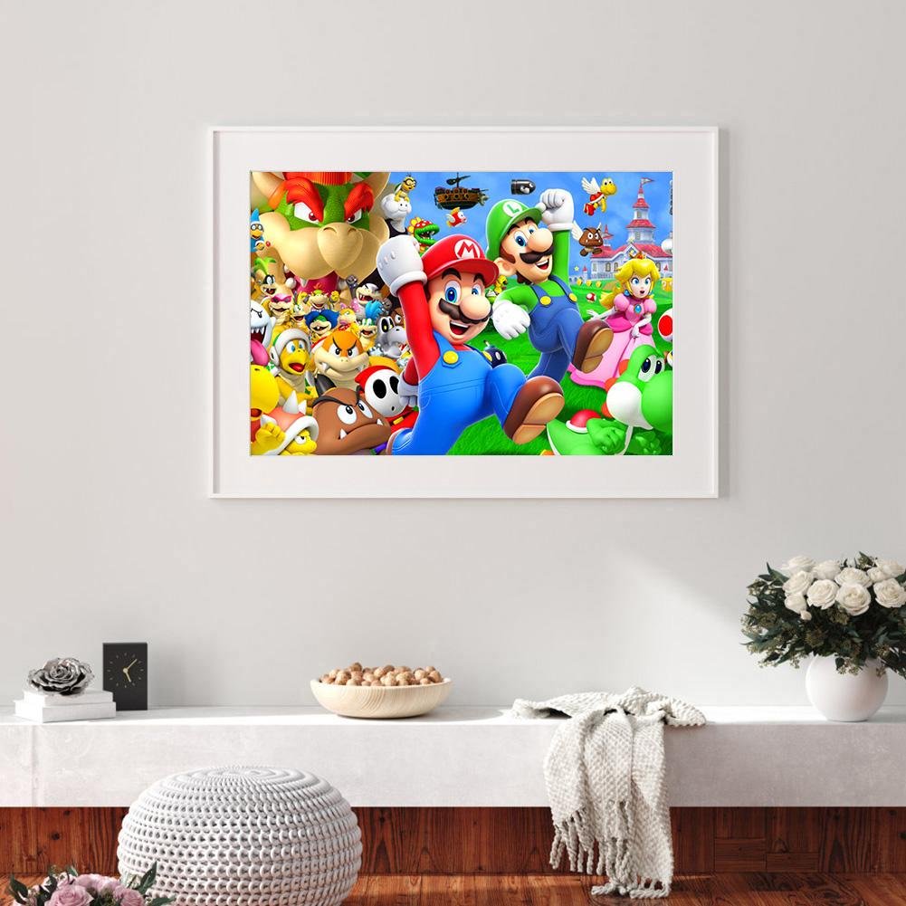 Diamond Painting - Full Round - Super Mario
