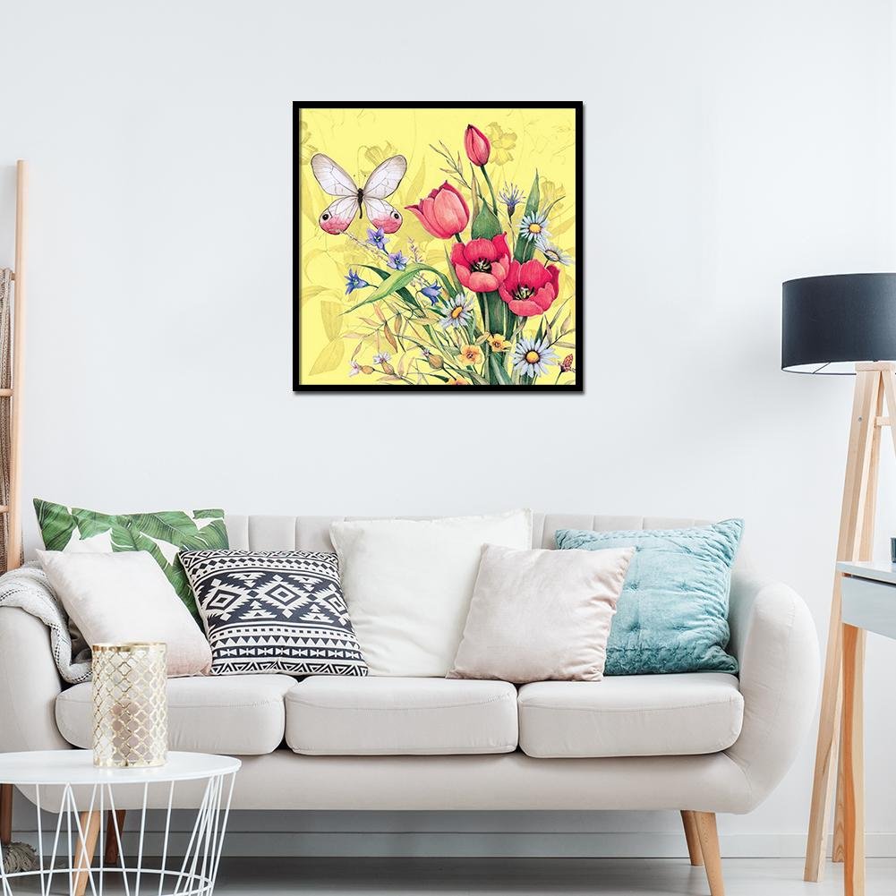 Diamond Painting - Full Round - Flower 6