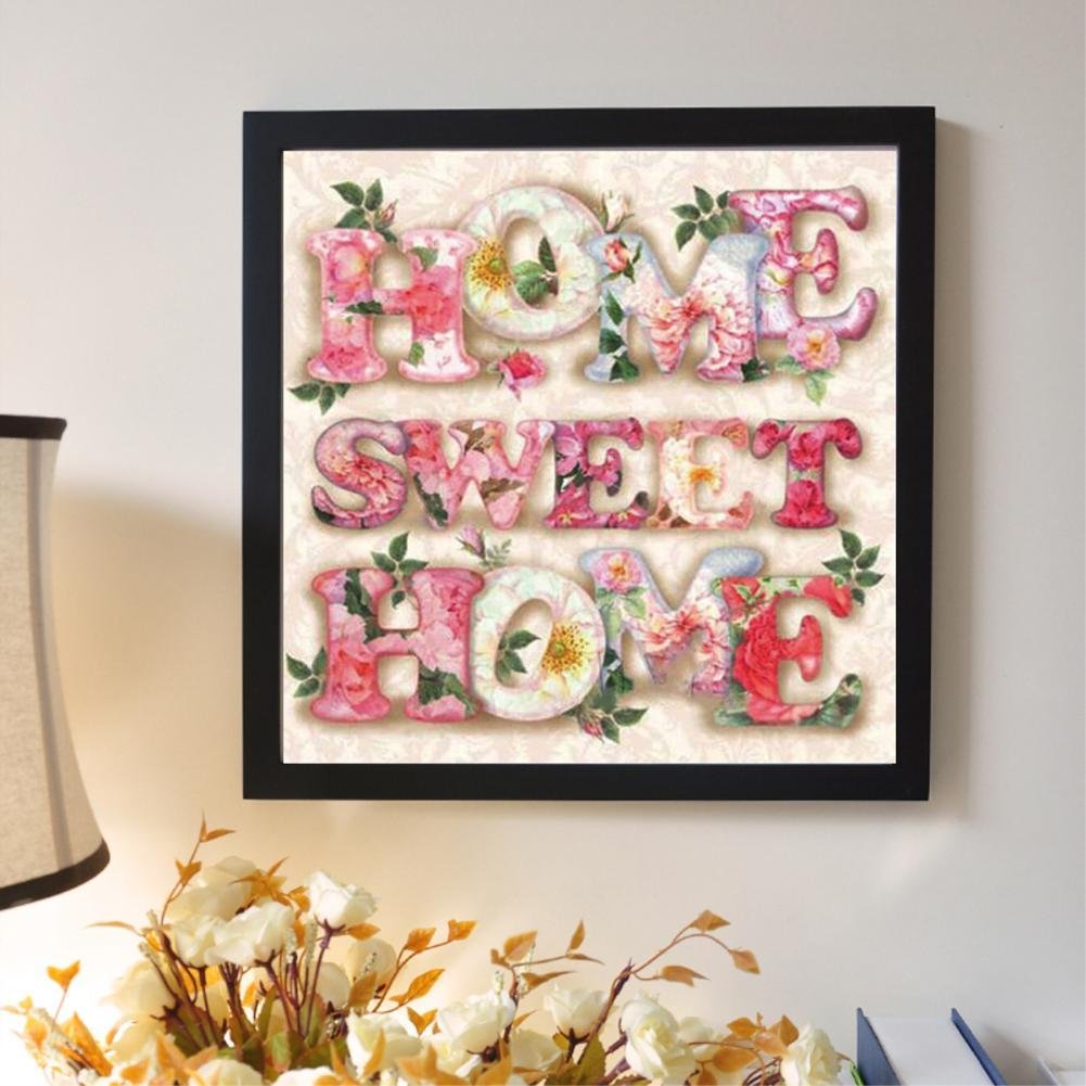 Diamond Painting - Full Round - Home Sweet Home 1