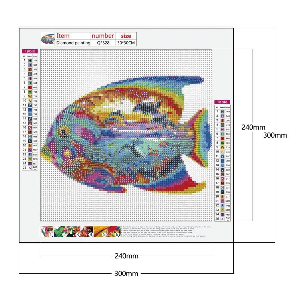 Diamond Painting - Full Round - Fish A