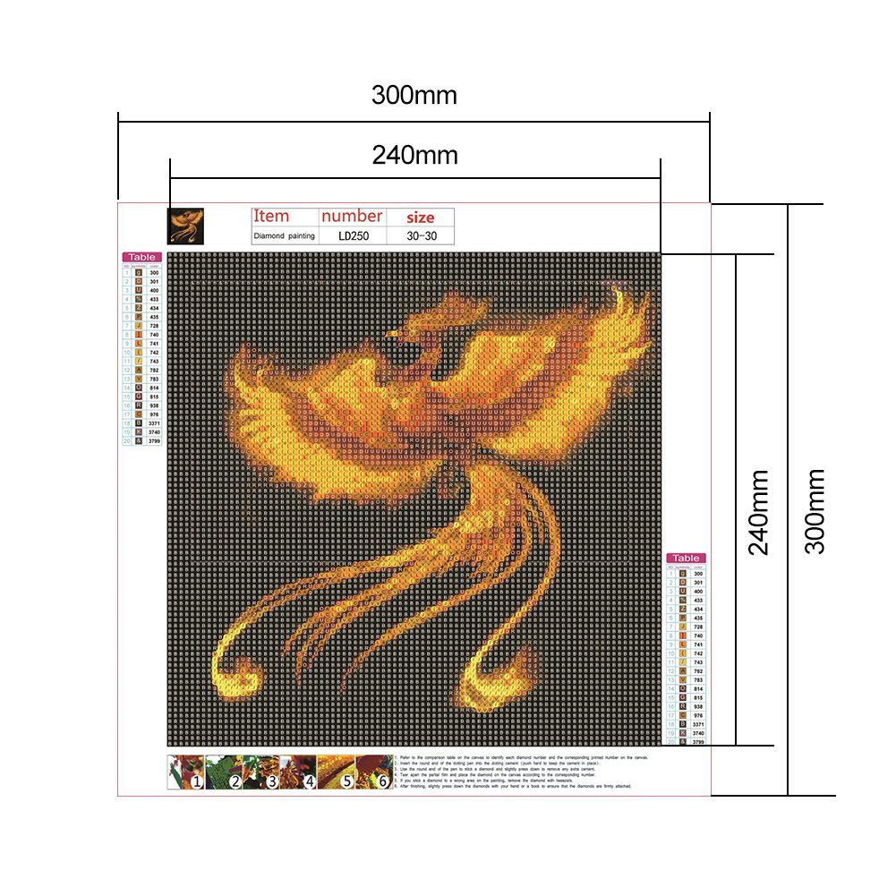Diamond Painting - Full Round - Phoenix