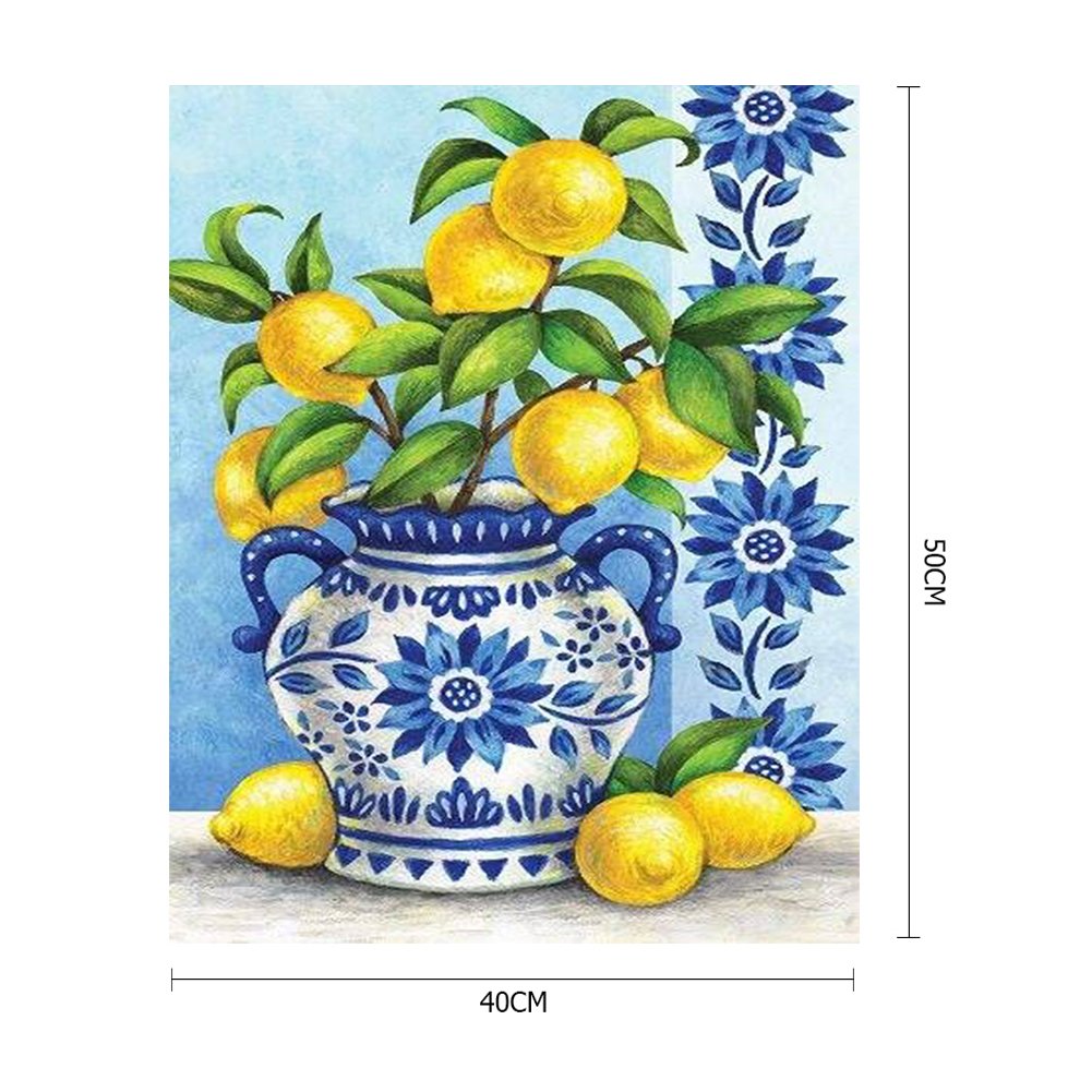 Paint By Number - Oil Painting - Lemon(50*40cm)