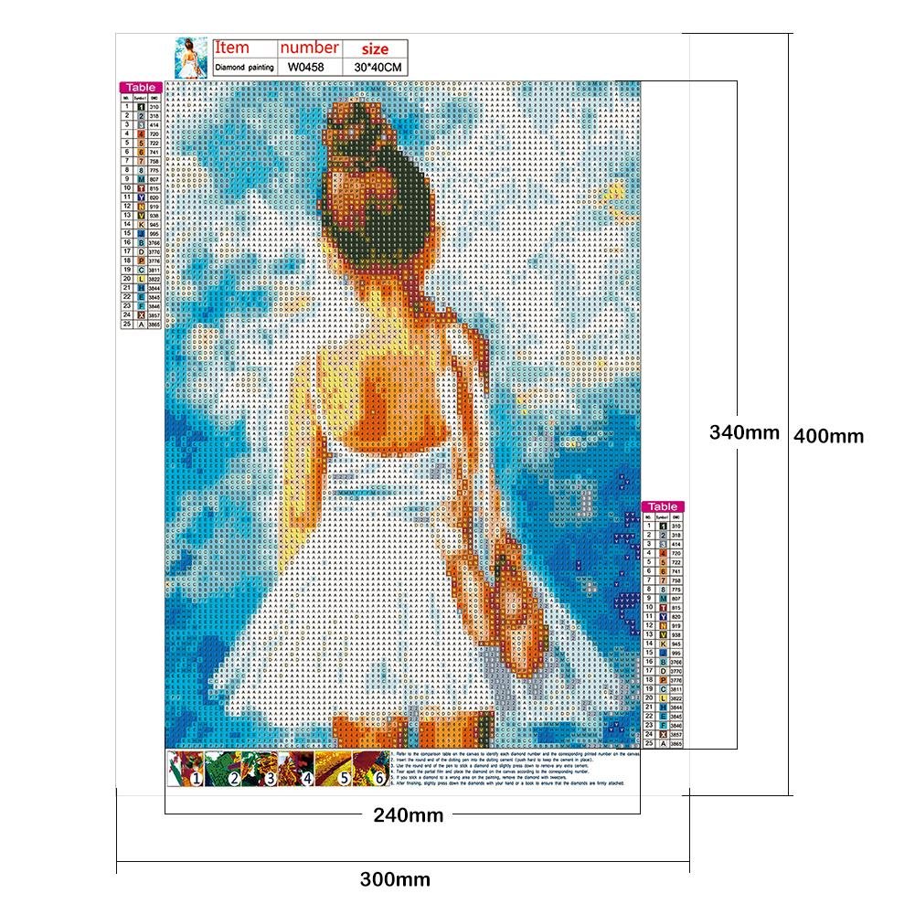 Diamond Painting - Full Round - Ballet Girl E