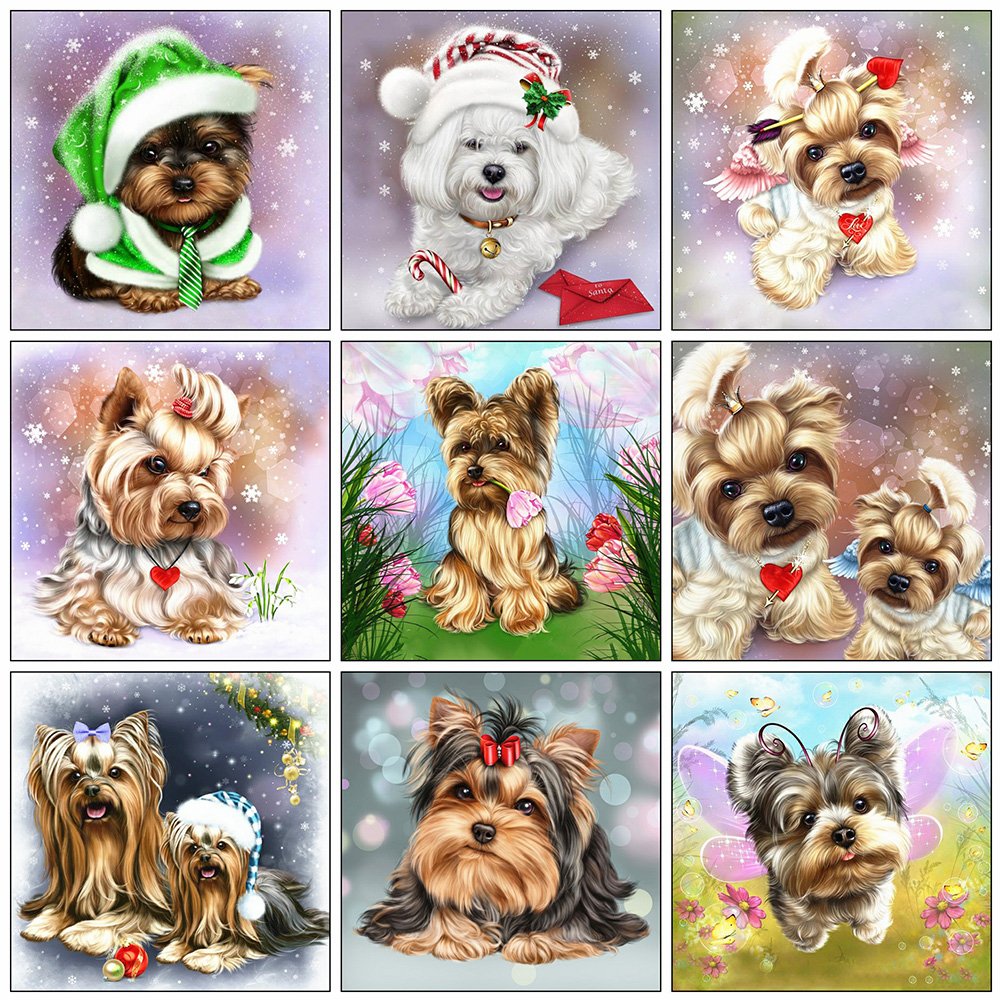 Diamond Paintings Art Full Drill Dog