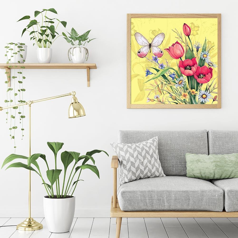 Diamond Painting - Full Round - Flower 6