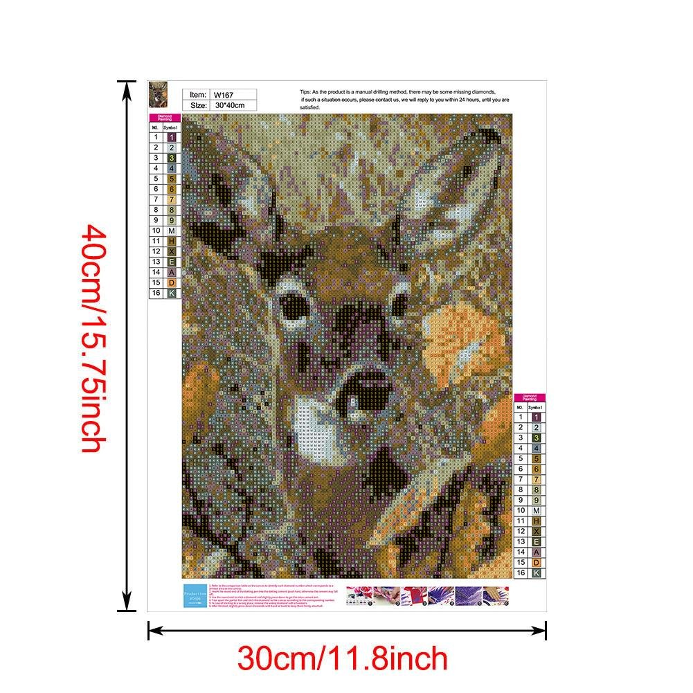 Diamond Painting - Full Round - Forest Deer A