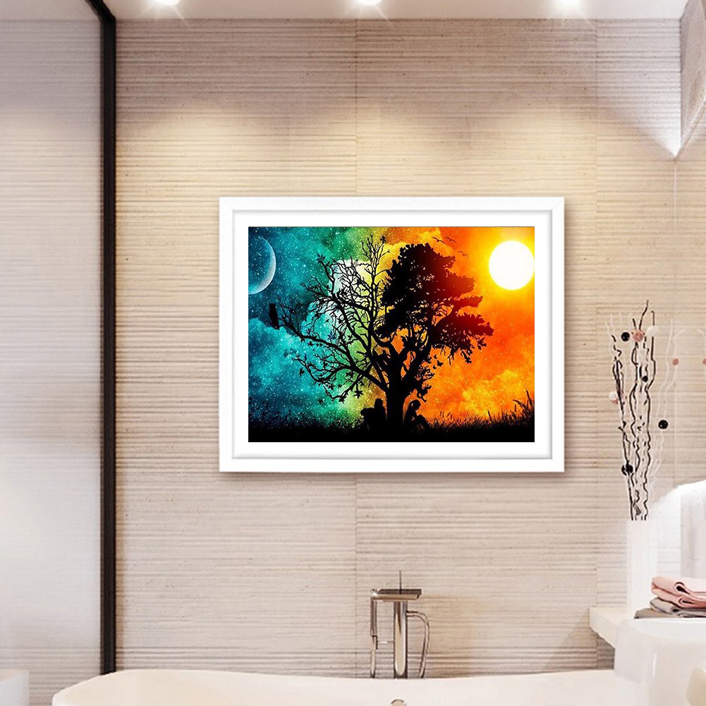 Paint By Number - Oil Painting - Tree (40*30cm)