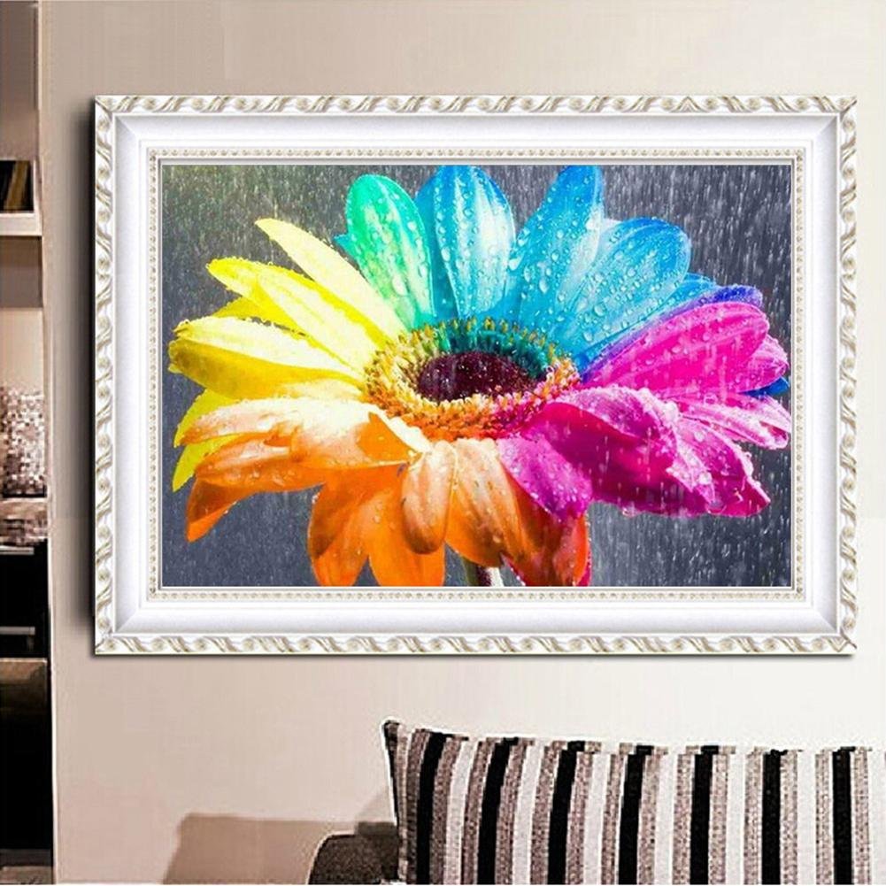 Diamond Painting - Full Round - Colorful Flower C
