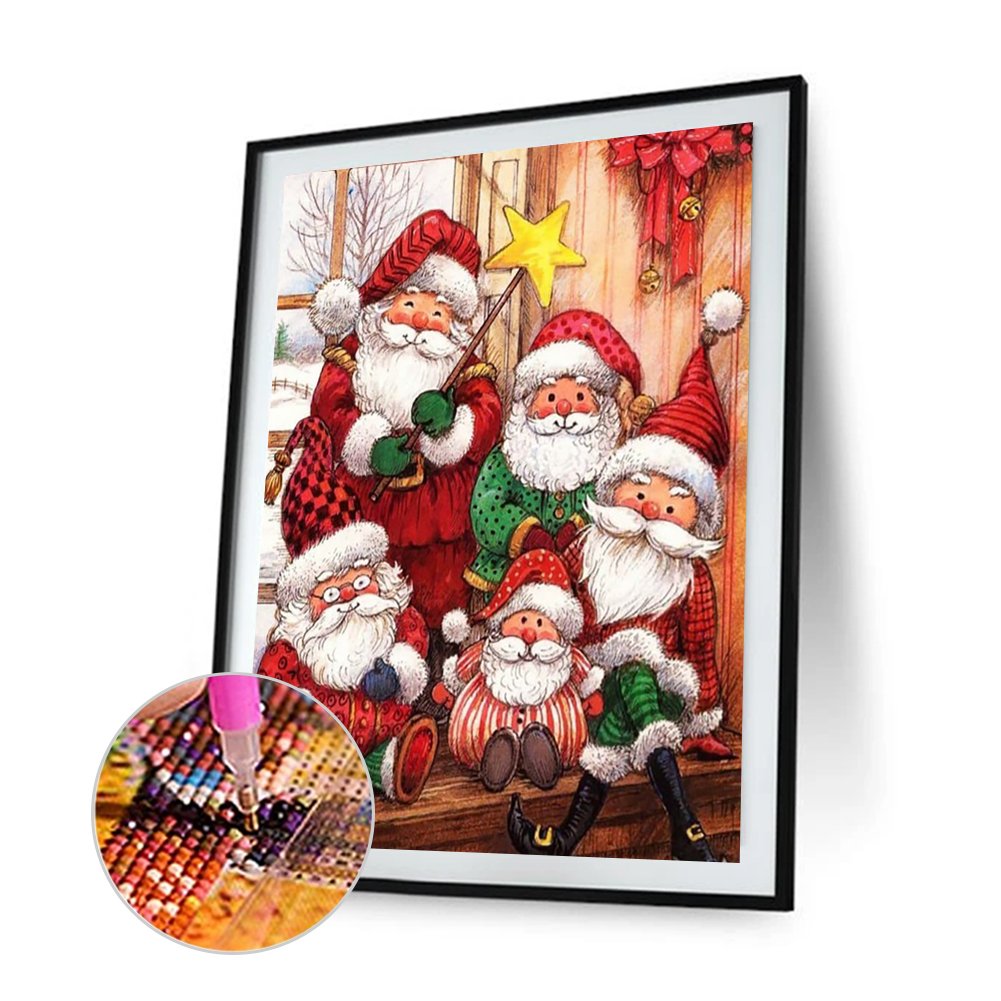 Diamond Painting - Full Round -Santa Claus Christmas