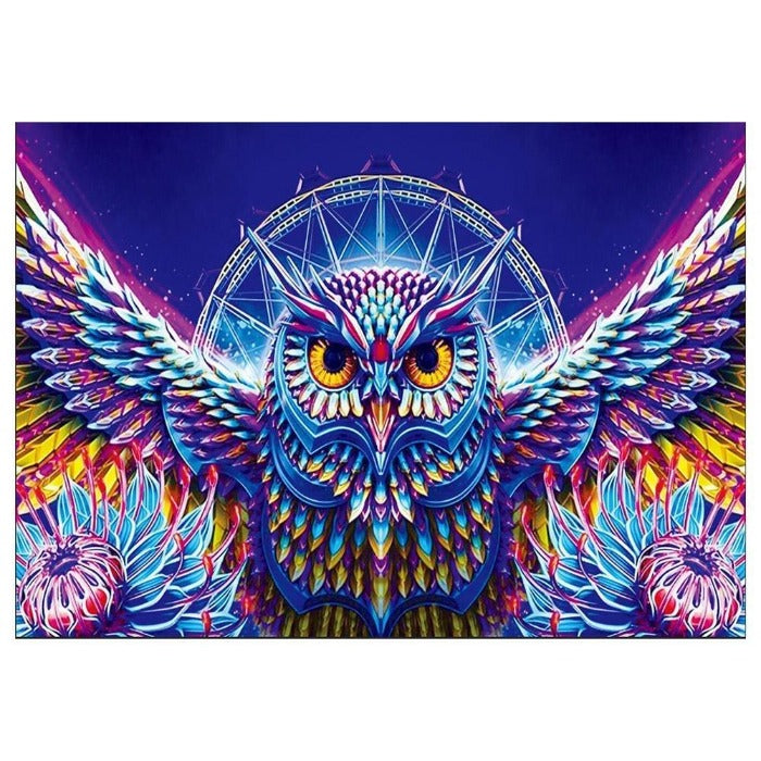 Novelty Owl Crystal Rhinestone Art Diamond Painting
