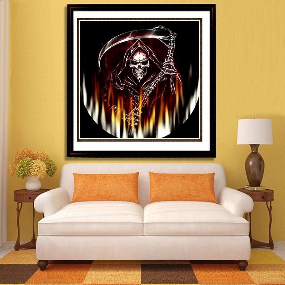 Diamond Painting - Partial Round - Skeleton Warrior
