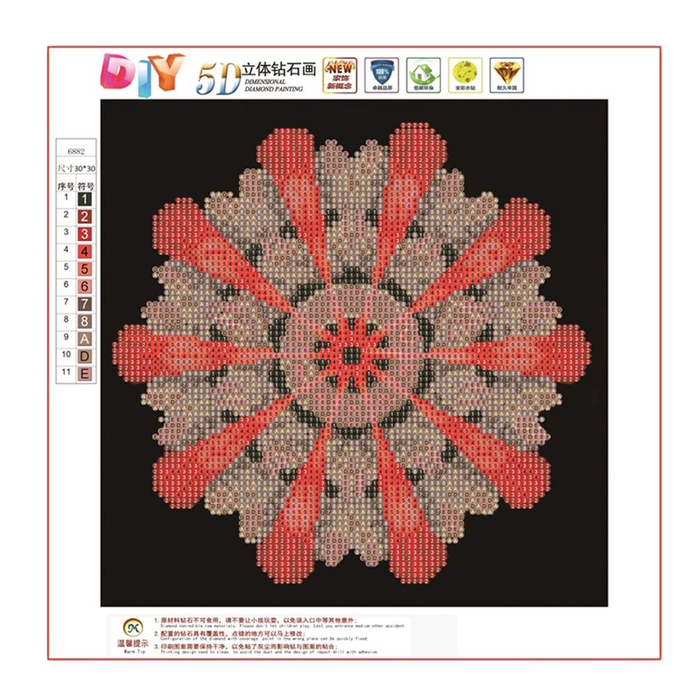 Diamond Painting - Partial Round - Colorful Pattern