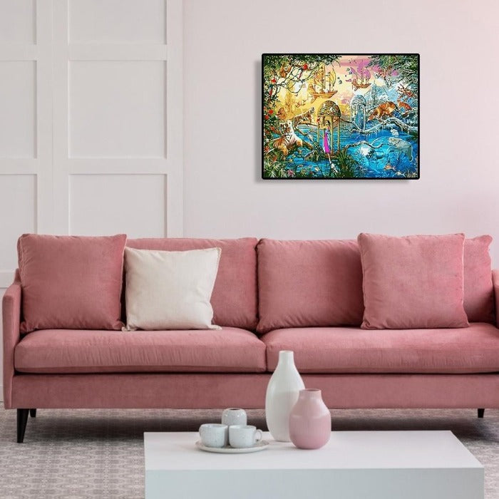 Paint By Number Oil Painting Animal Landscape Home Decor Arts