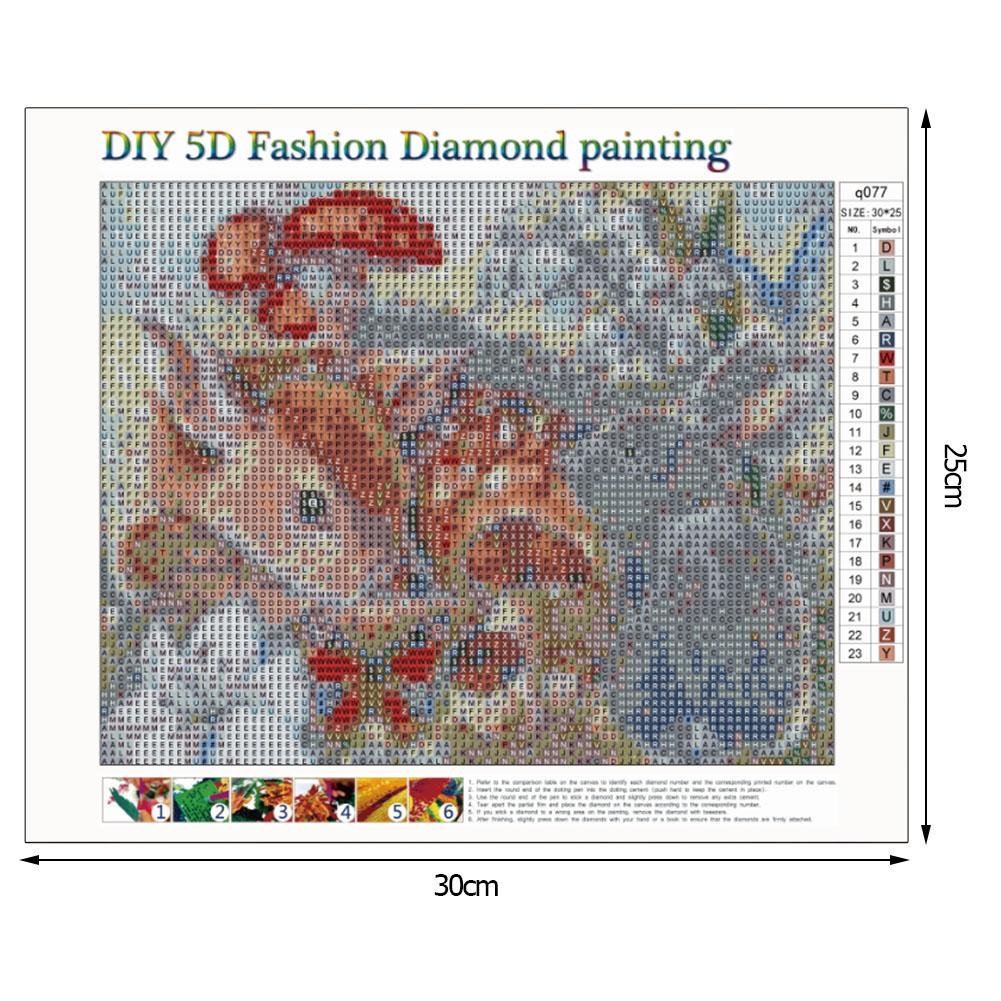 Pintura Diamante - Rodada Completa - Animal Fofo C