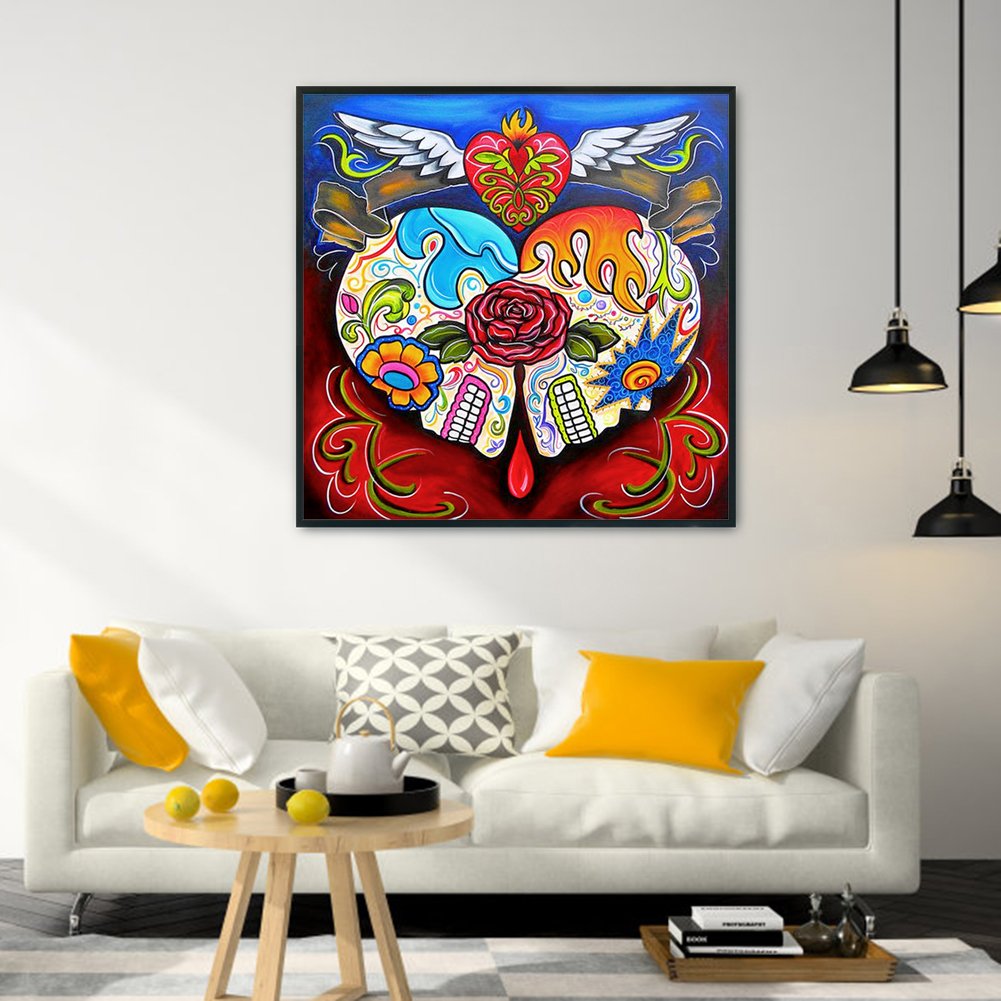 11ct Stamped Cross Stitch - Skulls(36*36cm)