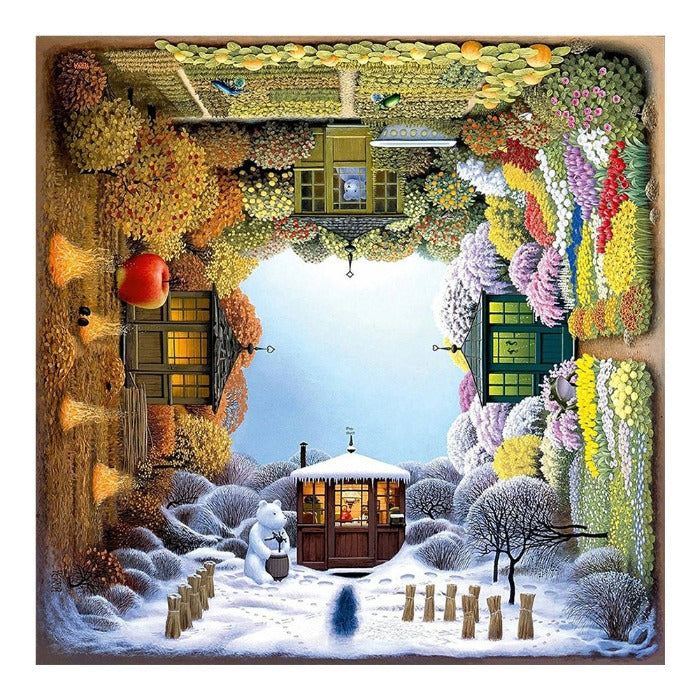 Paint By Numbers Four Seasons Home Hand Painted Canvas Picture