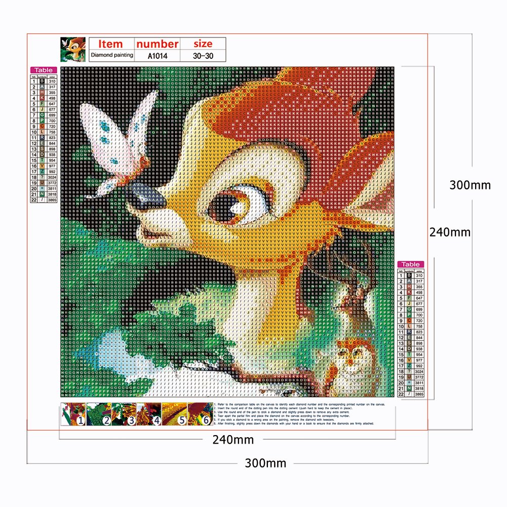 Diamond Painting - Full Round - Cute Deer