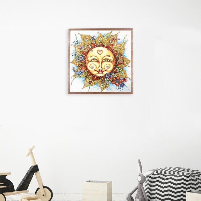 Diamond Painting DIY decoration - Crystal Rhinestone - Sun Face