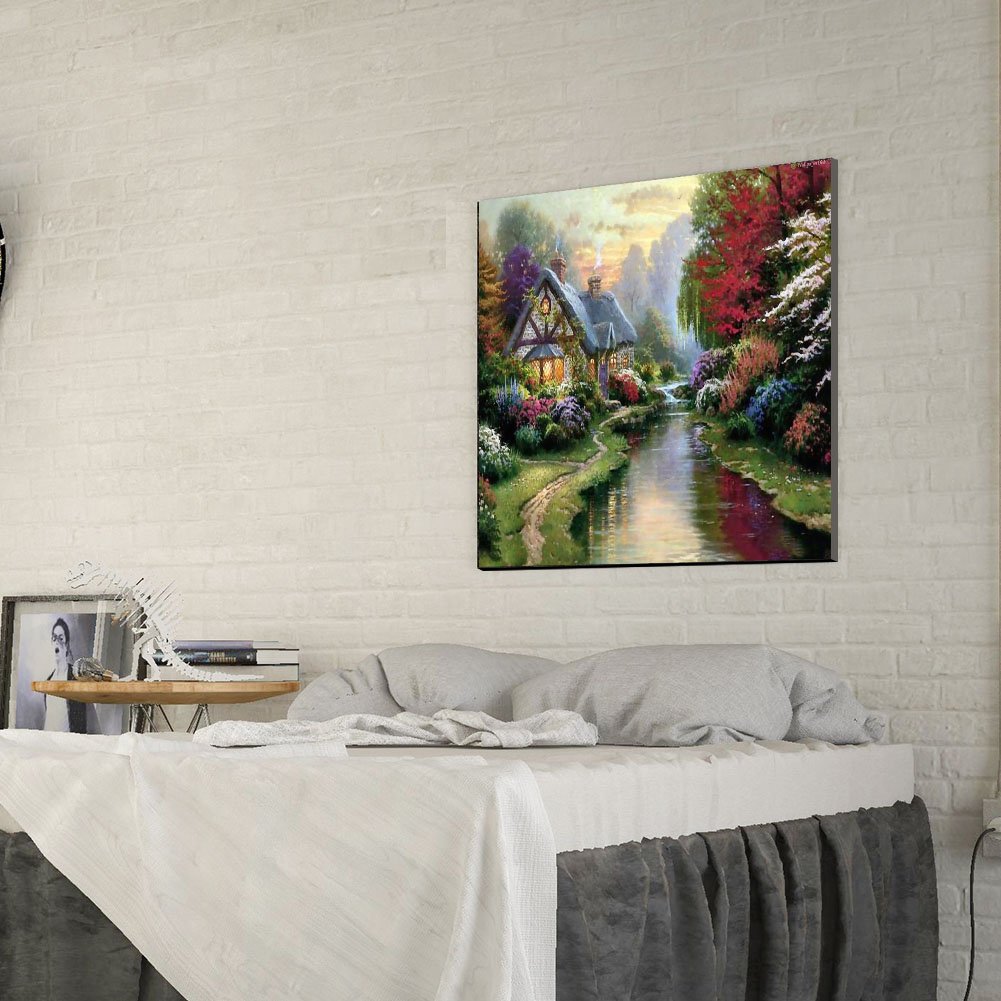 Diamond Painting - Full Round - Riverside House