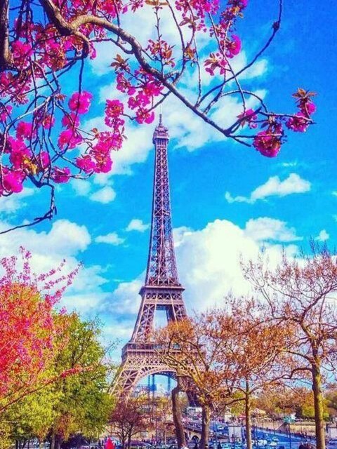 Eiffel Tower Diamond Painting Art