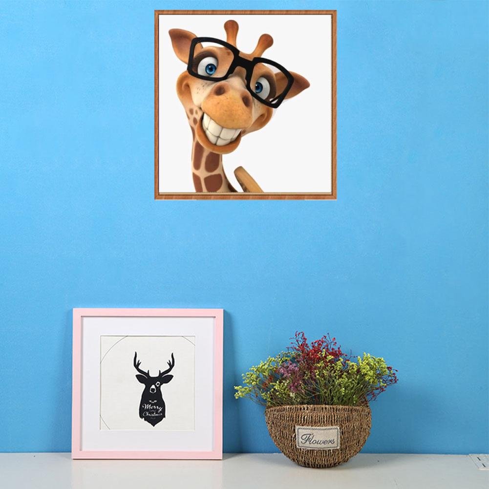 Diamond Painting - Full Round - Cartoon Giraffe