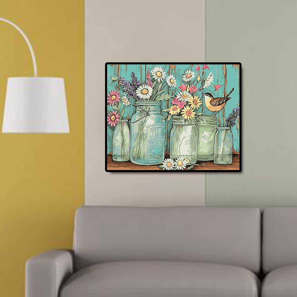 Paint By Number - Oil Painting - Vase (40*50cm)