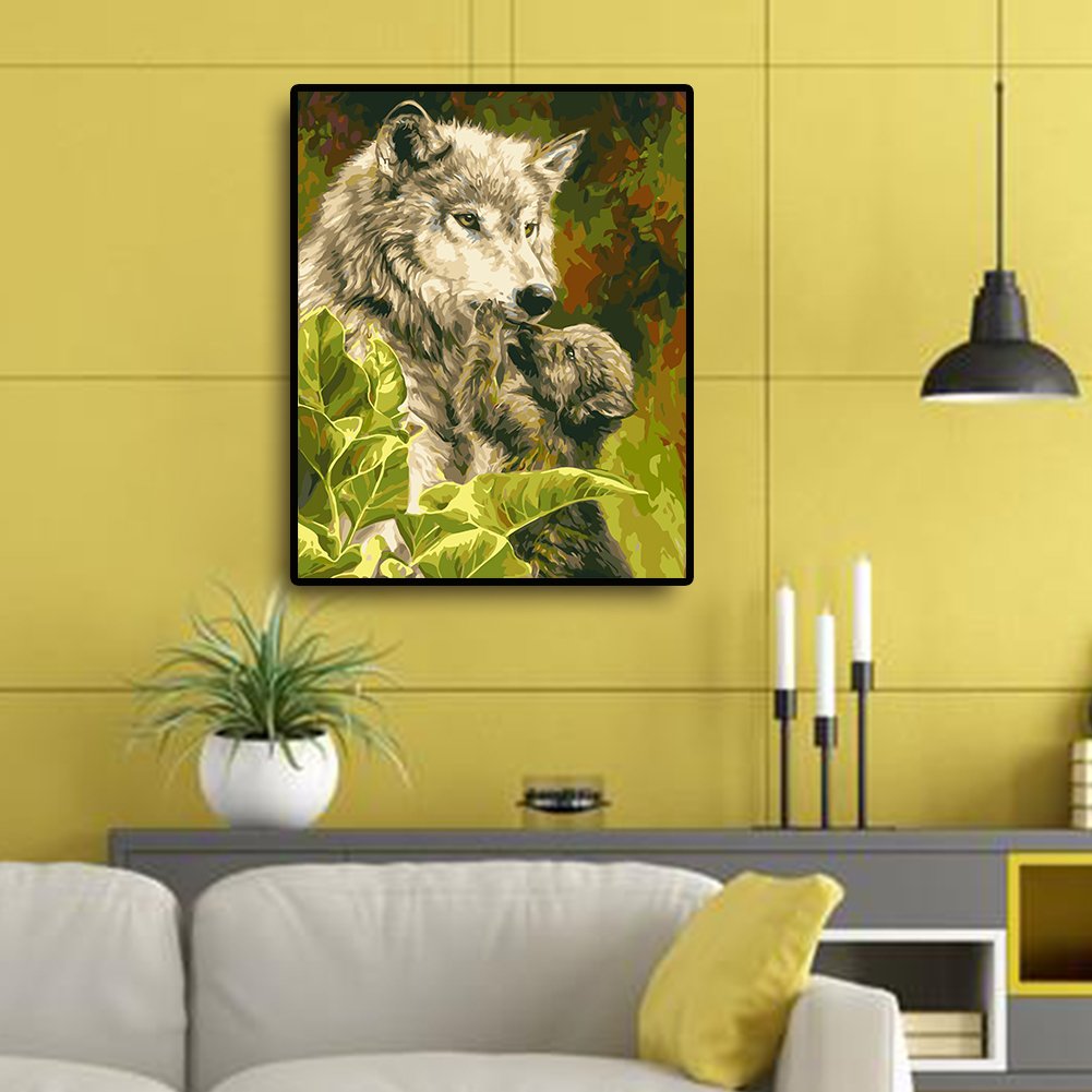Paint By Number - Oil Painting - Wolf (40*50cm)
