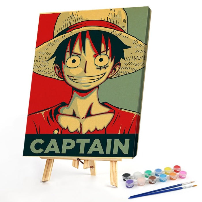 One Piece Oil Paint By Numbers Wall Art Posters Picture Craft