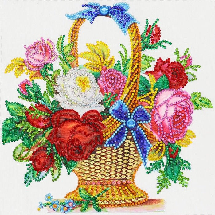 Diamond Painting - Crystal Rhinestone - Flower Basket【diamondpaintingsart】