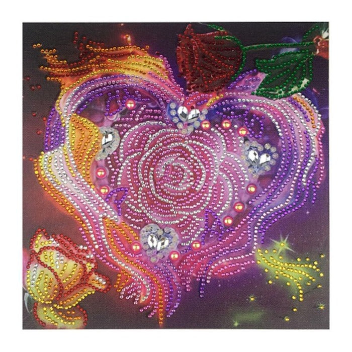 Diamond Painting home decoration - Crystal Rhinestone - Heart Love【diamondpaintingsart】