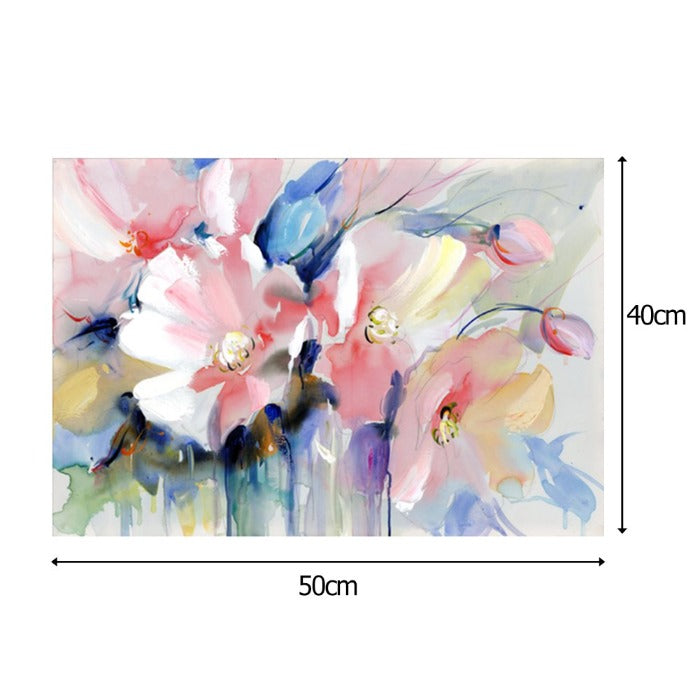Paint By Number Artwork for Beginners Flower Cluster Oil Coloring Picture