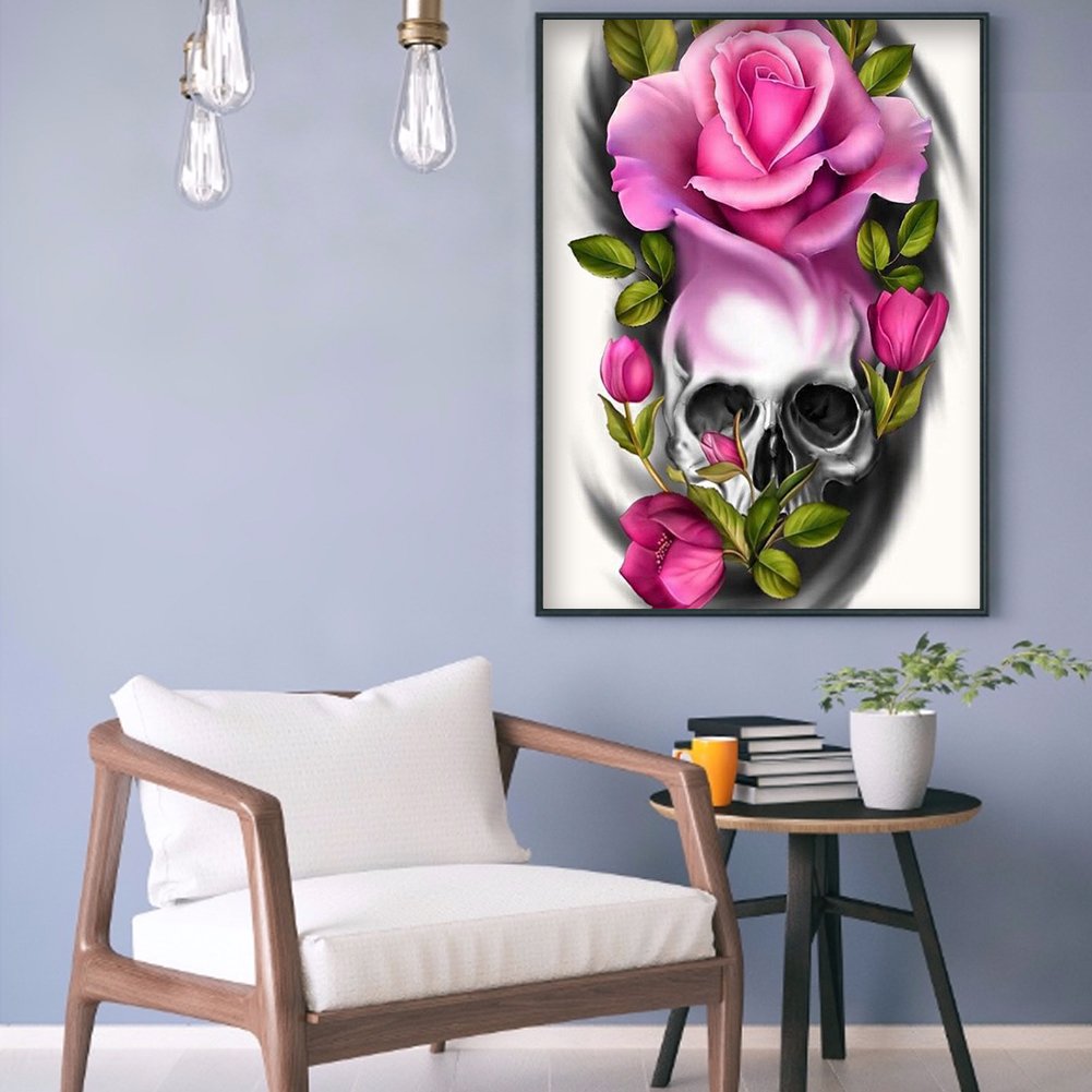 Diamond Painting - Full Round - Skull Head