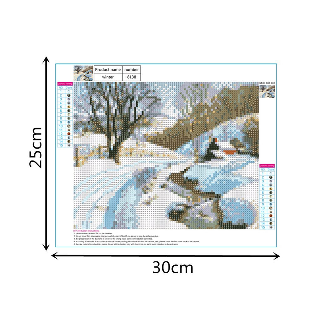 Diamond Painting - Full Round - Season Scenery